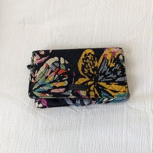 Navy floral Vera Bradley wallet